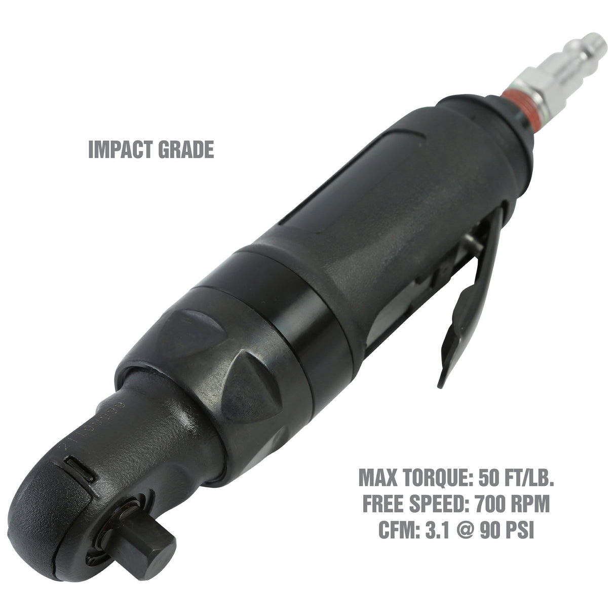 OEMTOOLS 24416 3/8 Inch Drive Super Duty Air Impact Ratchet Additional Image 2