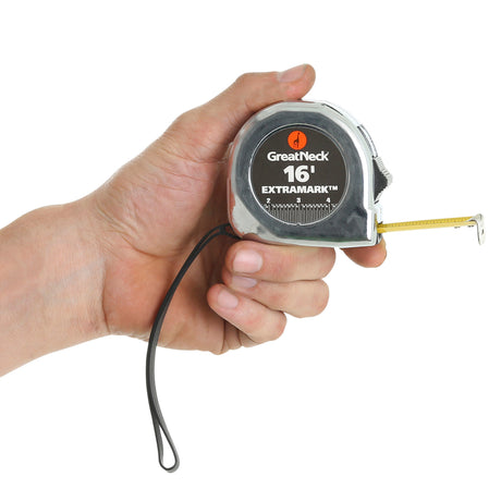 GreatNeck C325I ExtraMark™ Chrome Tape Measure (16 Ft. x 3/4 Inch) Additional Image 6