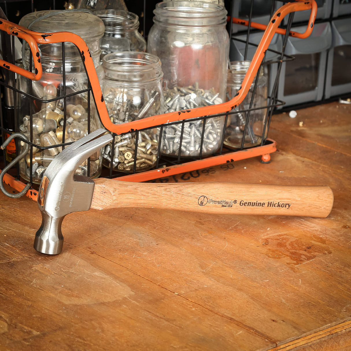 GreatNeck W16C Curved Claw Hammer (16 Oz.) with Hickory Handle Additional Image 6