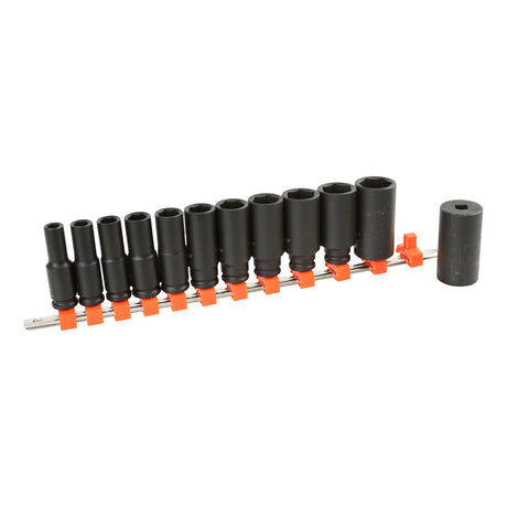 OEMTOOLS 25590 12 Piece 3/8 Inch Deep Impact Socket Set - SAE Additional Image 3