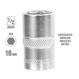 OEMTOOLS 22396 16 mm 1/2 Inch Drive Socket Additional Image 1
