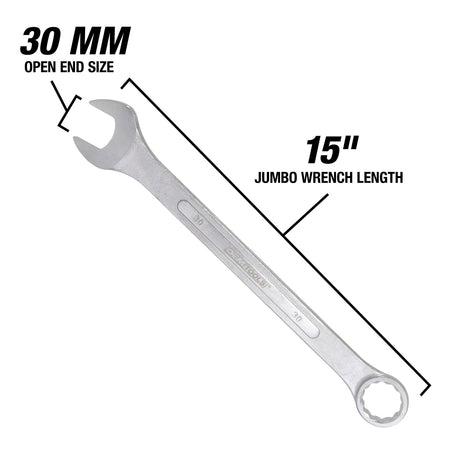 OEMTOOLS 22128 30 mm Jumbo Combination Wrench Additional Image 2