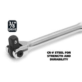 GreatNeck FL38 3/8 Drive 8-1/2-Inch Flex Handle Breaker Bar Additional Image 2