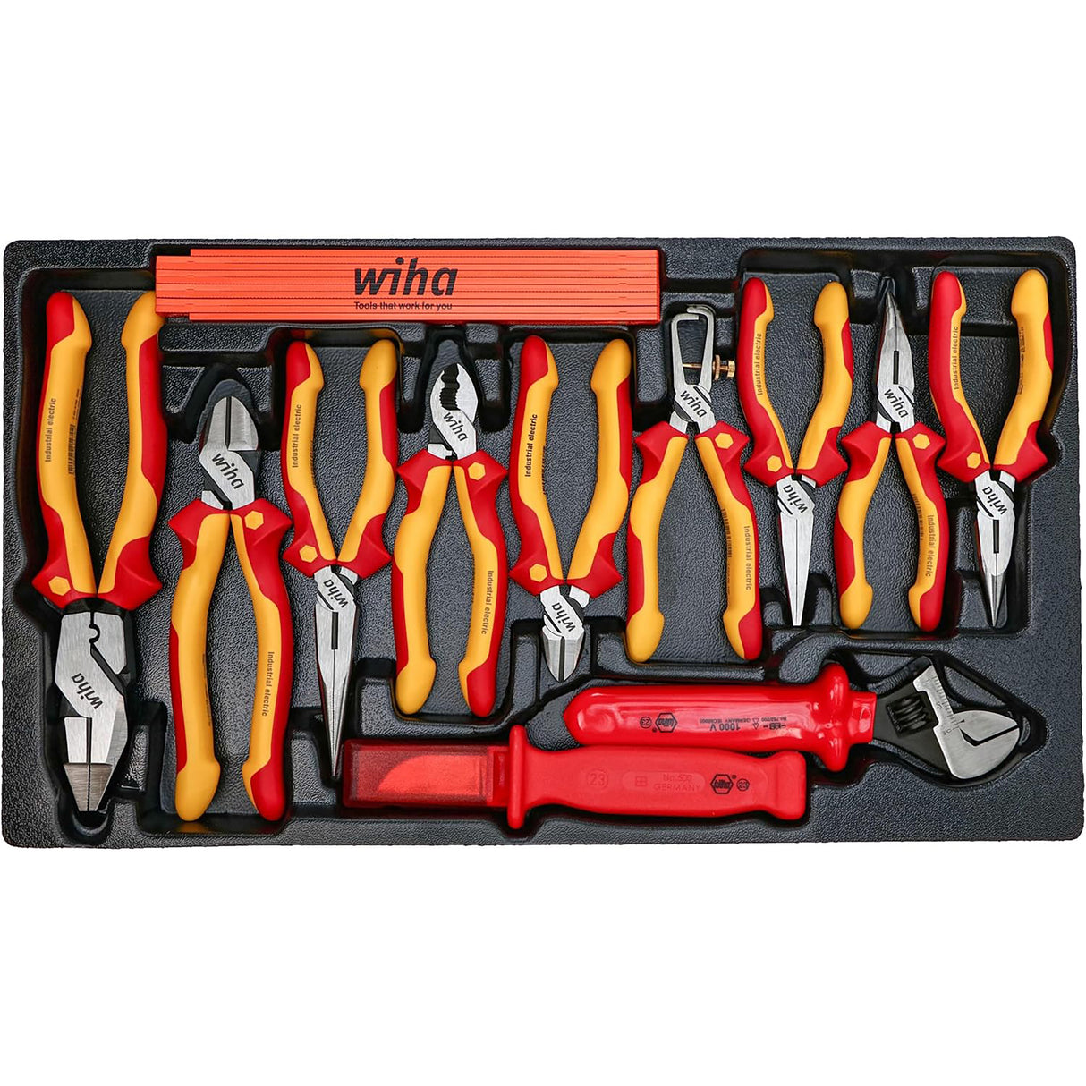 Wiha Tools 32800 80 Pc. Electrician's Insulated Tools Set Additional Image 5