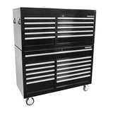 OEMTOOLS 24738 Professional Series 57 Inch Chest and Cabinet Set - Black Main Image
