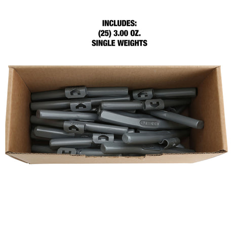 OEMTOOLS 23263 3.0 oz. MC Style Steel Wheel Weight - 1 Box of 25 Additional Image 4