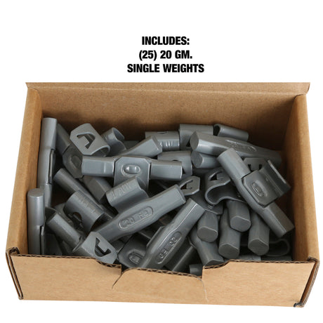 OEMTOOLS 23271 20 gm. IW Style Steel Wheel Weight - 1 Box of 25 Additional Image 4