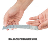 OEMTOOLS 23201 0.25 Oz. Steel Adhesive Wheel Weights, 10 Lb. Roll, 640 Pieces Additional Image 4
