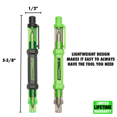OEMTOOLS 26548 2-Pack 6-Way Pocket Screwdrivers Additional Image 1