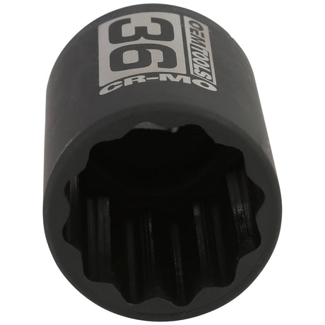 OEMTOOLS 24716 1/2 Inch Drive 12 Pt. Axle Nut Socket (36 mm) Additional Image 3