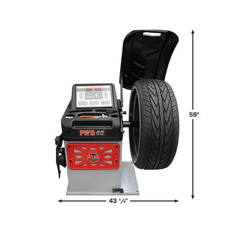 Atlas Equipment Platinum PWB50 Premium 2D Computer Wheel Balancer Additional Image 2