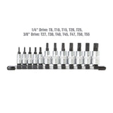 OEMTOOLS 22971 12 Piece Star Socket Bit Set Additional Image 2
