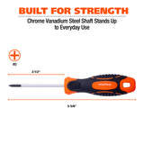 GreatNeck 21827 #0 x 2.5in. Phillips Screwdriver Additional Image 4
