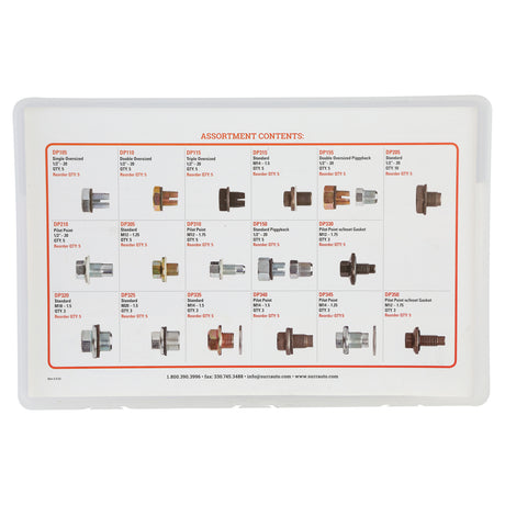 SUR&R DP454 Oil Drain Plug Assortment Additional Image 5