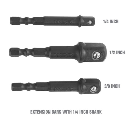 OEMTOOLS 80138 Socket Adapter 3 Piece Set Additional Image 1