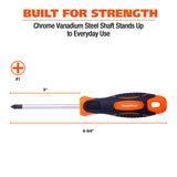 GreatNeck 21828 #1 x 3in. Phillips Screwdriver Additional Image 4