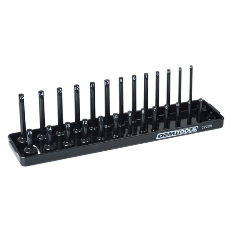 OEMTOOLS 22208 1/4in. Drive Socket Tray (Metric) Main Image