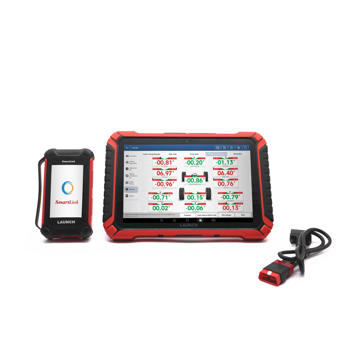 Launch 702020112TF X-613 Mobile Wheel Aligner with Scan Tool Additional Image 4