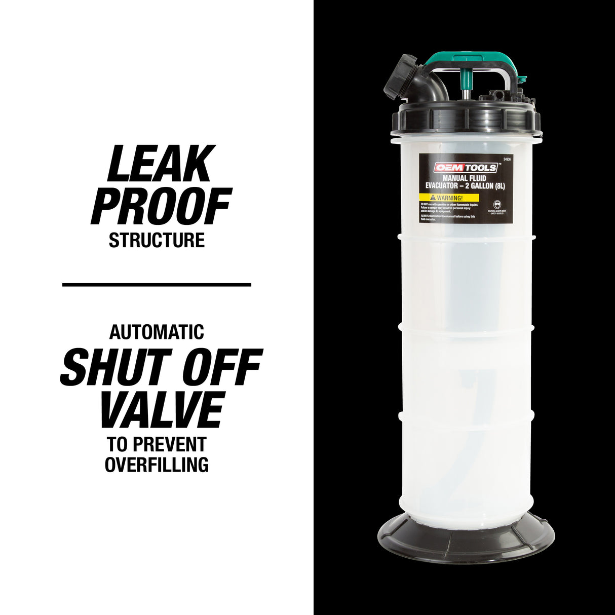 OEMTOOLS 24936 Manual Fluid Extractor - 2.1 Gallons (8L) Additional Image 8