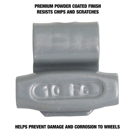 OEMTOOLS 23239 10 gm. FN Style Steel Wheel Weight - 1 Box of 25 Additional Image 3