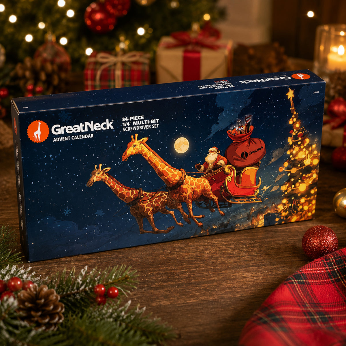 GreatNeck 26300 34-Piece Multi-Bit Screwdriver Set Advent Calendar Additional Image 10