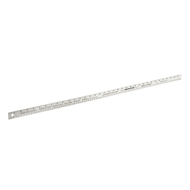 Mayes 10189 Straight Edge Aluminum Yardstick (36 Inch x 1 Inch) Main Image
