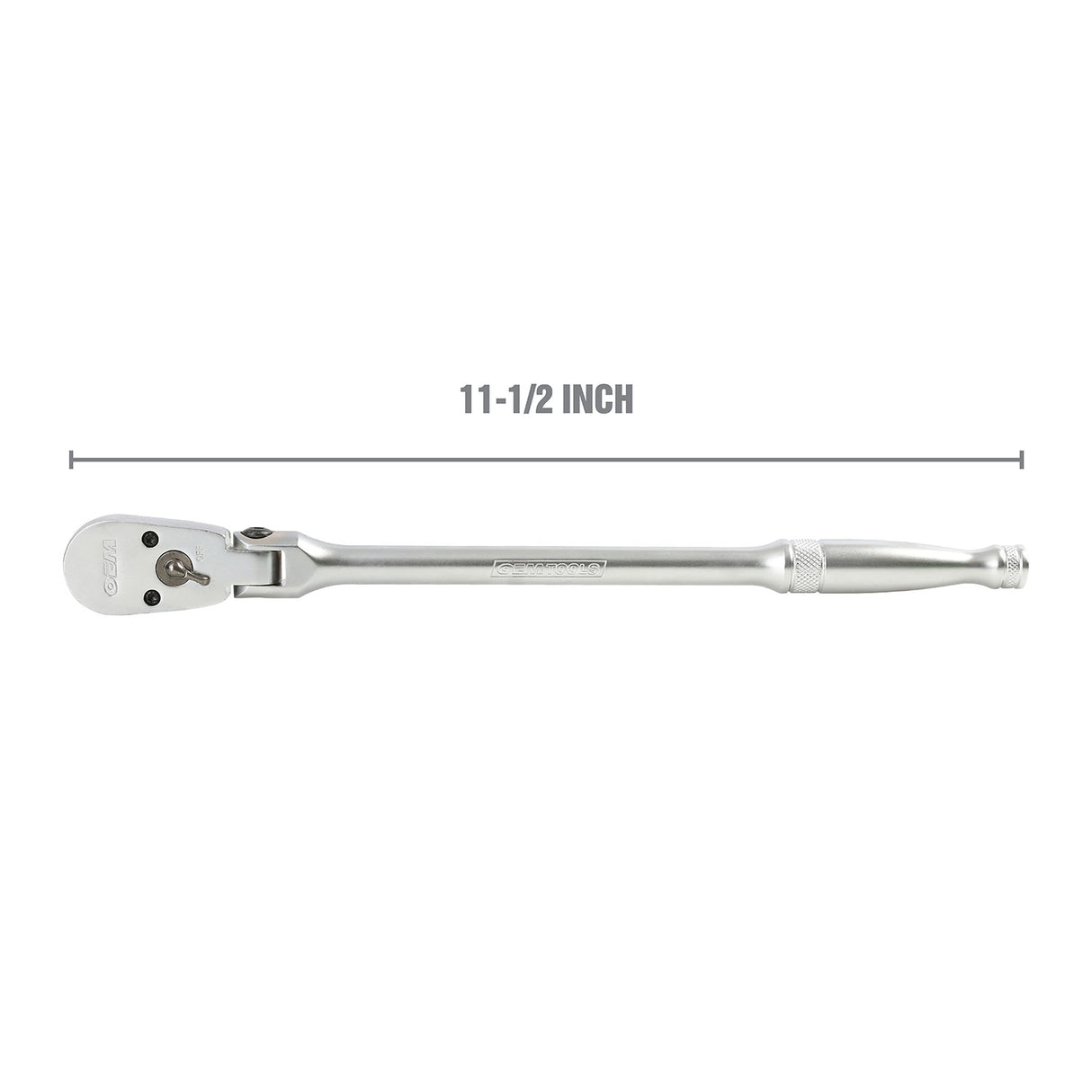 OEMTOOLS 22912 3/8 Inch Drive Ratchet with Long Handle and Flexible Head (11-1/2 Inch) Additional Image 1