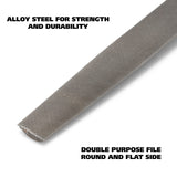 GreatNeck HHR8C Half Round File (8 Inch) Additional Image 2