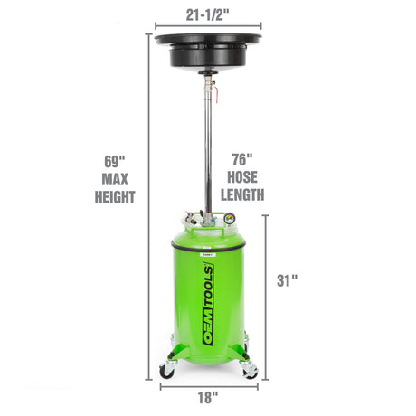 OEMTOOLS 24861 21 Gallon Waste Oil Drain Additional Image 1