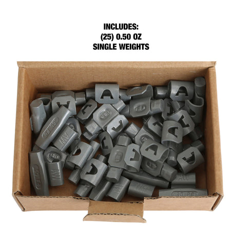 OEMTOOLS 23231 0.50 Oz. AL Style Steel Wheel Weight - 1 Box of 25 Additional Image 4