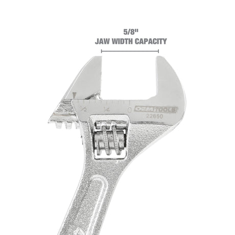 OEMTOOLS 22650 4 Inch Adjustable Wrench Additional Image 2