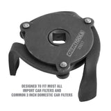 OEMTOOLS 25017 2-1/2in. x 3-7/8in. 3-Legged Spin-On Style Oil Filter Wrench Additional Image 2