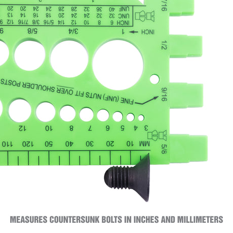 OEMTOOLS 26691 Nut Bolt Thread Gauge Additional Image 3