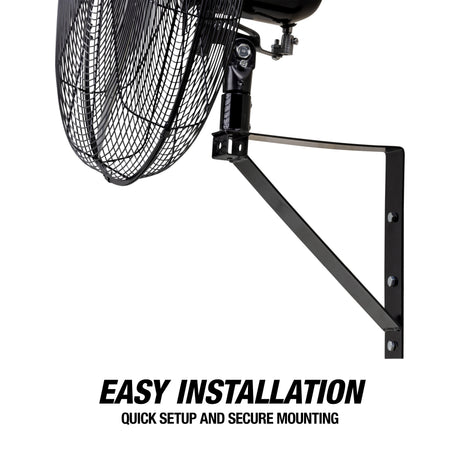 OEMTOOLS 34884 24in. Outdoor Oscillating Wall Mount Fan Additional Image 6