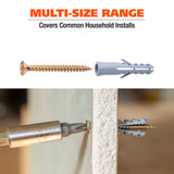 GreatNeck 68226 206-Piece Anchor/Wood Screw Assortment Additional Image 4
