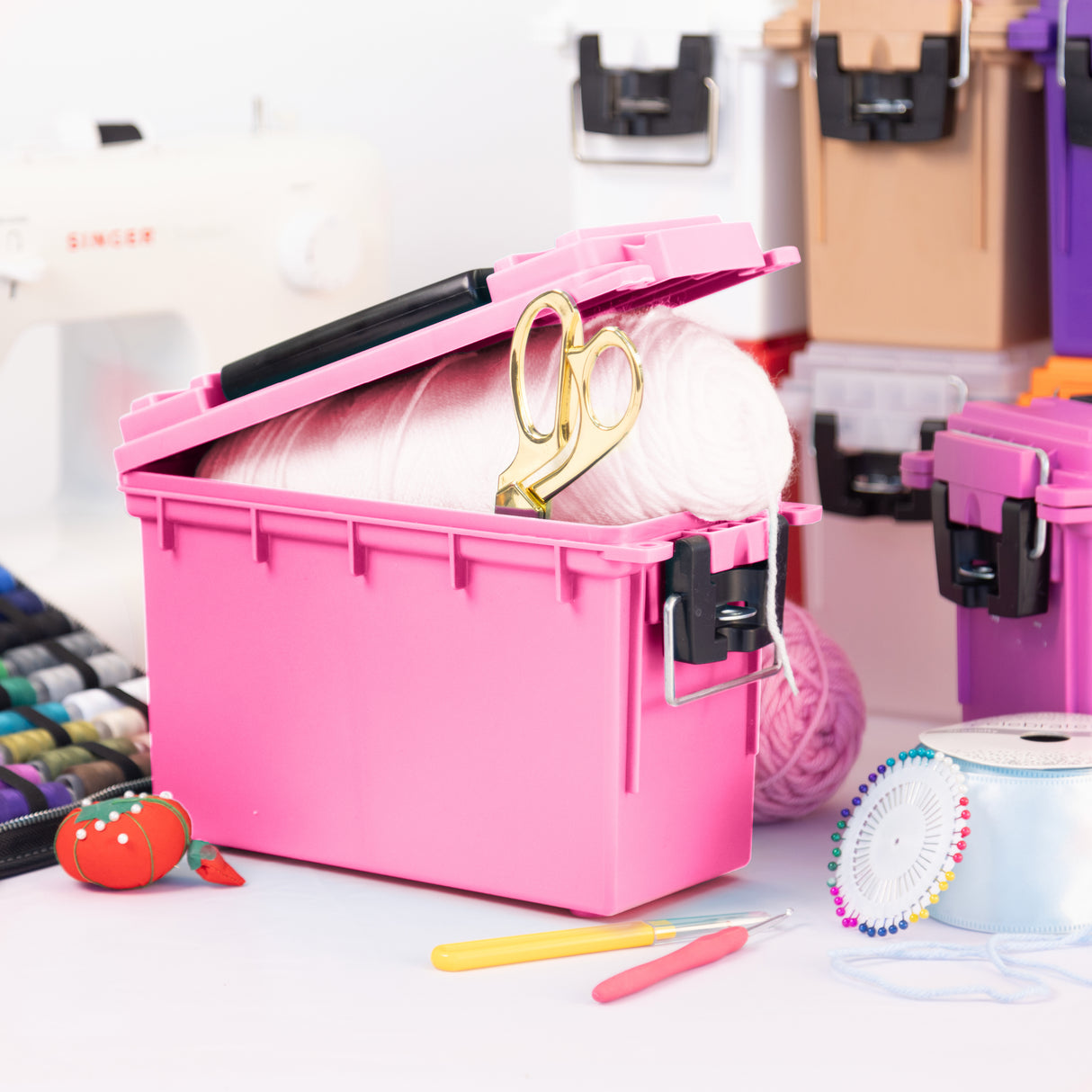 Sheffield 12631 Field Box- Pink, Made in the U.S.A. Additional Image 7