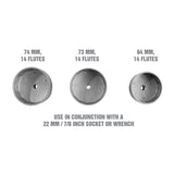 OEMTOOLS 25409 Toyota/Lexus Oil Filter Cap Wrench Set Additional Image 2