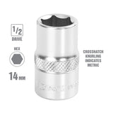 OEMTOOLS 22394 14 mm 1/2 Inch Drive Socket Additional Image 1