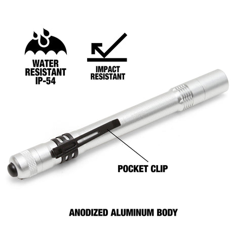 GreatLite 32839 Cree LED Silver Pen Light Additional Image 2