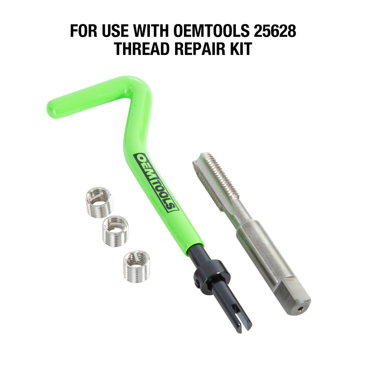 OEMTOOLS 25629 Thread Repair Insert - Metric M8 - 1.25 (10 Piece) Additional Image 3