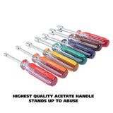 GreatNeck ND72 Professional Nut Driver Set (7 Piece SAE) Additional Image 3