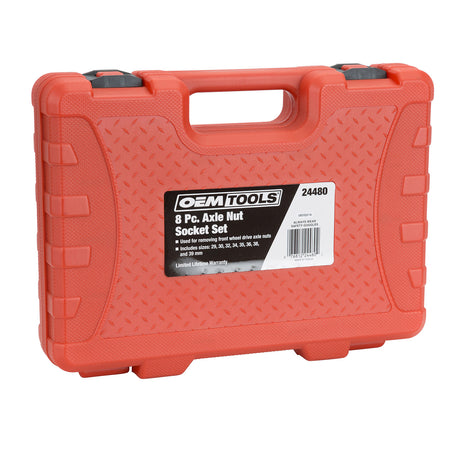 OEMTOOLS 24480 8 Piece 12 Pt. Axle Nut Socket Set Additional Image 3