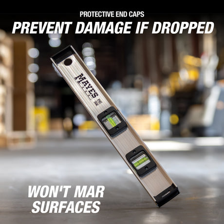 Mayes 10110 Aluminum I-Beam Level (18 Inch) Additional Image 7