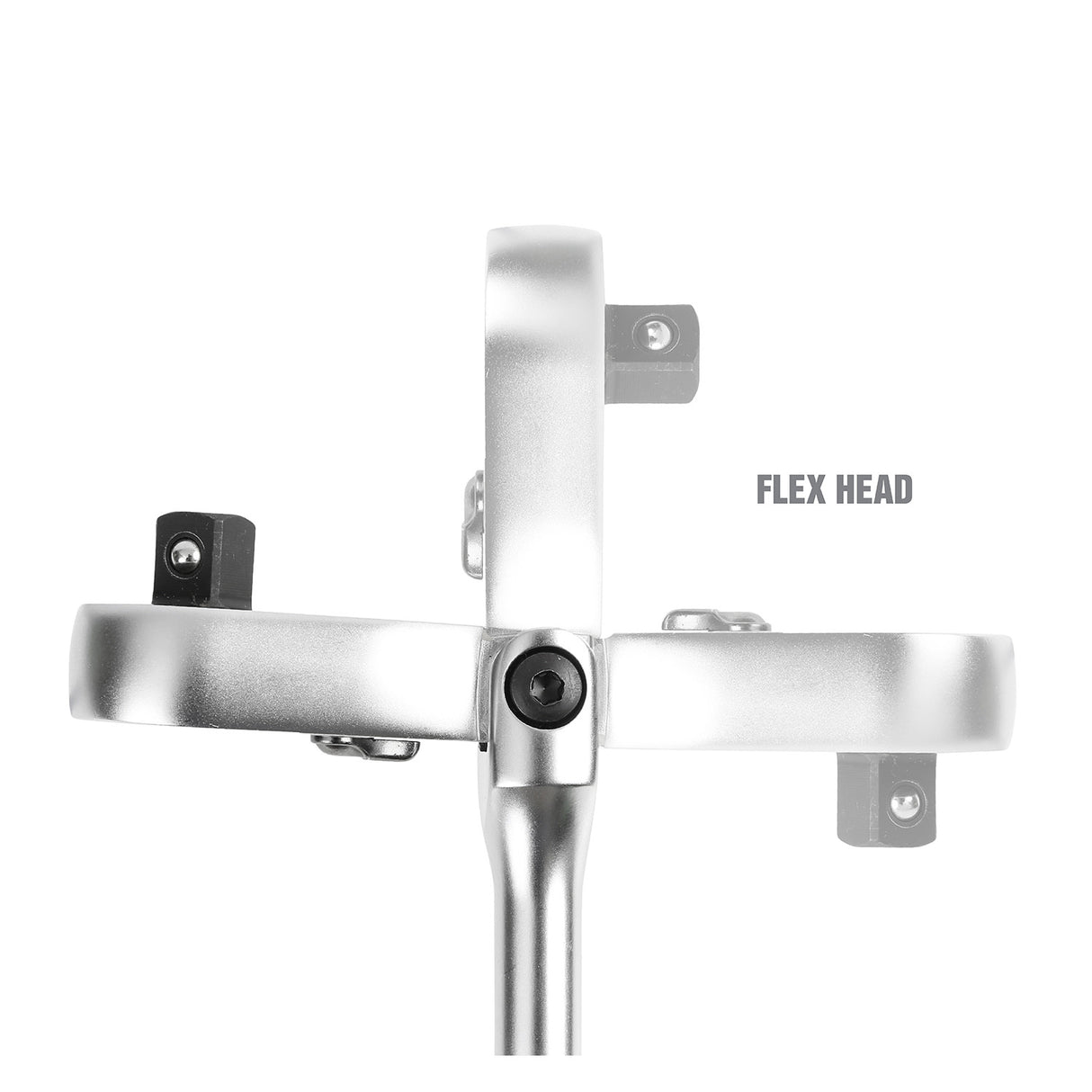 OEMTOOLS 22921 1/2 Inch Drive Ratchet with Long Handle and Flexible Head (17-1/2 Inch) Additional Image 3