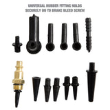OEMTOOLS 22506 2 L Vacuum Brake Bleeder Kit w/2 L Brake Fluid Extractor and 1 L Automatic Refilling Bottle Additional Image 5