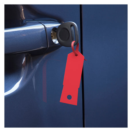 Slip-N-Grip SNGFBP993399 Red Plastic Key Tag (1,000/Pkg) Main Image