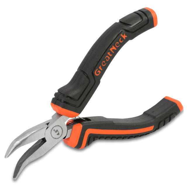 GreatNeck HBN4C Bent Nose Hobby Pliers (4-1/2 Inch) Main Image