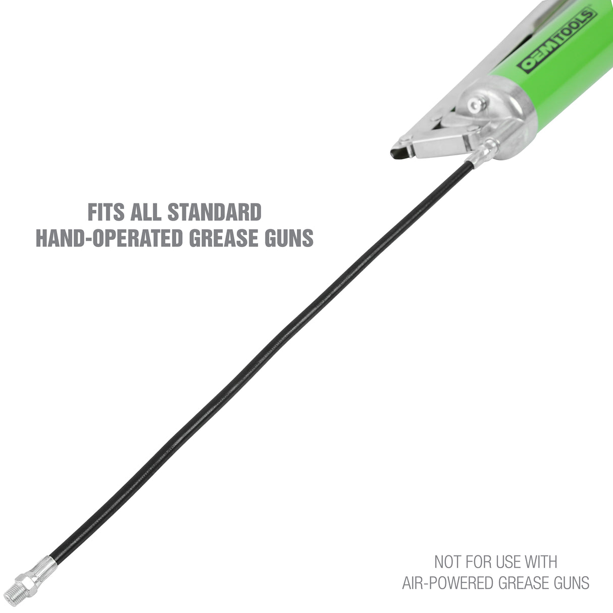 OEMTOOLS 25709 Hand Operated Grease Gun Hose 18in. Additional Image 1
