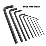 GreatNeck HK9ML Long Arm Hex Key Metric Set (9 Piece) with Holder Additional Image 5