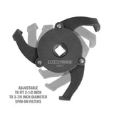 OEMTOOLS 25017 2-1/2in. x 3-7/8in. 3-Legged Spin-On Style Oil Filter Wrench Additional Image 1